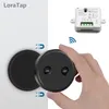 Black Wireless Light Switch with Magnetic Plate Mountable or Portable Remote Control light lamp Up to 30m Indoor No Wire T200605