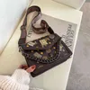 Purses Outlet Bag Women's New Messenger Sling One Letter Wide Shoulder Belt Trend Small Square Bag Women