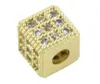Cubo da 6 mm micro pavimentazione cz cz cubica zirconia perline per perle in ottone in cristallo in ottone per fai -da -te che produce hot6f