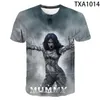 T-shirt da uomo Movie Mummy Stampato 3D T-shirt da uomo Casual Estate 2022 Cool T-shirt da donna Streetwear Ragazzi Ragazze Kid TopsMen's
