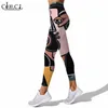 Femmes Leggings Coloré Art Abstrait Imprimer Taille Haute Élasticité Legging Casual Femme pour Fitness En Plein Air Pantalon De Jogging W220617