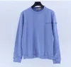 Męskie bluzy z kapturem na zewnątrz pullover włoski styl przyczynowy cienki para klasyczna bluza z odznaką