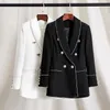 Women's Suits Blazers Suits Blazers High Quality Tide Brand Retro Fashion Designer Diamond Series Suit Jacket Lion Double-breasted Slim Plus Si