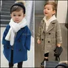 Coat Children Woolen Spring And Autumn New Kids Wear Handsome Boy Jacket Medium Long For Boys Outwear 1405 B3 Dro Mxhome Dhkng