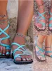 Sandals Flip-flops de lascas européias e americanas de sandálias