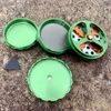 Accessori per fumare Alluminio Smerigliatrice Herb Marder 4 pezzi Wee Grinder Dab Nail per Bong pieghevole