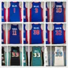 Designer Custom Basketball Jerseys Designer College Wears Retro Mitchell and Ness Jersey 1 Chauncey Billups 3 Ben Wallace 10 Dennis Rodman 11 Isiah Th
