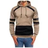 Sweats à capuche pour hommes Sweatshirts Couleur Sweat à capuche de sport Pull d'hiver pour hommes rayé et assorti Automne Loisirs Maison floue Enfant en bas âge FoamM