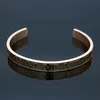 2023 C Shape Roman Numeral Charm Bracelets Cuff Simple Trendy Jewelry For Women Wedding Jewelry