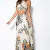 Beach Dresses Holiday Women Crop Top Midi Skirt Set Summer Sexy Skirts Trendy Two Pieces For Womens W220315