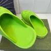 Дизайнерская тапочка роскошная женщина -сандаловая бренда Слэйд Slide Men Slippers Thin Bottom Flip Flop Design Кроссы красочные от Bashbrand W120 06