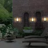 Luci da portico a led da 12 W Lampada a parete da esterno per corridoio da giardino DECORAZIONI DI ILLUCIMAZIONE AC85-265V