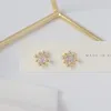 Стад Korea Design Fashion Jewelry 14k настоящие золотые гальва