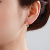 Hoop Huggie – boucles d'oreilles géométriques Vintage en or pour femmes, ensemble de cercles de perles à la mode pour femmes Broncos 2022, bijoux tendance pour femmes, cadeaux