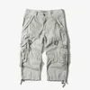 Casual Shorts Men Summer Camouflage Bawełna ładunek kamuflaż