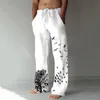 Männer Hosen Sommer Vintage Baumwolle Leinen Übergroße Jogger Hosen Hip Hop Avatar Print Männlich Plus Größe Lose Breite Bein männer 220827gx