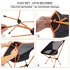Fishing Accessories Outdoor Folding Lazy Chair Portable Travel Ultralight Aviation Aluminum Tube Beach Chairs Hiking Picnic Seat Tools