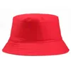 2022 Nowy przenośna moda Seksowna stała kolor składana rybak hat sun hat na świeżym powietrzu i kobiety kubek wiadra wieloasonowa czapka Y220607