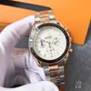 Chronographe SUPERCLONE Watch y o m e g Awatches Montre-bracelet Luxury Dsinr Thr Six Ndl Stl Band Supr Bully N's Sipl and Fashionabl