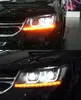 Auto Head Lamp For Dodge JCUV 20 08-20 19 Journey LED Fog Headlights Flashing Turn Signal H7 Bi Xenon Bulb Daytime Running Light