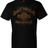 Harleys Davidsons Fashion Fashion Fain Tshirt Tshirt Shortleved Tee Mens Ropa de algodón TT66 220706