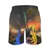 Men's Shorts FINAL FANTASY BAG Board Trenky This Is My Story Game Print Short Pants Men Elastic Waist Swim Trunks