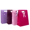 ギフトラップ20pcs/lot excisite paper bags with ribobn bow wedding Birthday party packys bagsgift