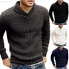 Männer dicker Pullover Colt Warm Herbst Winter Reverskragen Lang Ärmel Dicke gestrickt 2022 L220801