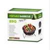 Portable Grill For BBQ Round Stainless Steel Stove Mini Camping Wood And Charcoal Barbecues Barbecue 220531