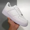 Designer Running Shoes For Men Women One 1 Classic Triple White Black Womens Mens Trainers Outdoor Sports Sneakers Storlek 36-45