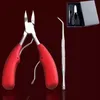 Stainless Steel Nail Clipper Cutter Toe Finger Cuticle Plier Manicure Tool set with box for Thick Ingrown Toenails Fingernail FY3790 0708