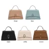 Mode Frauen Alligator Muster Design Luxus Handtasche Weibliche Reise PU Einfarbig Handtaschen Schulter Messenger Tasche