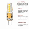 10PCS G4 LED電球5W 12V/AC220V 2835 SMD 10LEDウォーム/コールドホワイト360度角度シャンデリアライト交換ハロゲンランプH220428