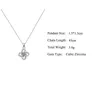 Anhänger Halsketten Muttertagsgeschenk Halskette für Frauen runder kleiner Zirkon Hohe Qualität „To My Mom“-Schmuck BirthdayPendantPendant