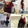 Mode couleur unie femmes écharpe hiver Hijabs Tassale glands longue dame châles cachemire comme Pashmina écharpes