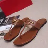 Slipper Designer Slide Sommer Sandalen Mode Männer Strand Indoor Flache Flip Flops Leder Dame Frauen Schuhe Damen Hausschuhe Größe 35-44 mit Box