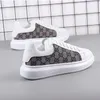 Yeni Tasarımcı Marka Lüks Erkekler Kadın Ayakkabı Kama Beyaz Ayakkabı Kalın Alt Sıradan Spor Ayakkabı Unisex Platform Tenis Zapatos 35-45
