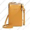 Designer Bags Handbags /Bagsbagsfashion Small Crossbody Women Mini Pu Leather Shoulder Messenger for Girls Yellow Bolsas Ladies Phone Purse Zipper Flap