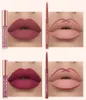 6+6 12Pcs Lip Liner Gloss Set Velvet Matte Lips Tint Nude Waterproof Long Lasting Lip Pencil Smooth Women Sexy Beauty Cosmetic