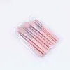 أدوات ماكياج Zoreya Pink Brushes Set Professional Powder Foundation Blush Eyeshadow Make Up Tool Brochas Maquilla220422