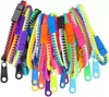 Zappeln Armbänder Spielzeug Party Reißverschluss Armband Zappeln Spielzeug Sensorische Neonfarbe Freundschaft für Kinder Erwachsene DHL