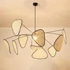 Pendant Lamps Wicker Chandelier Living Room Studio Kitchen Wood Bamboo Lamp Shades Chandeliers Creative Leaf Grid Rural Hand Made Rattan Lam