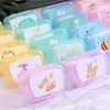 Random Color Transparent Pocket Plastic Contact Lens Case Travel Kit Easy Take Container Holder DLH114