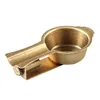 Glass Pipe Store Cigar Ashtray Metal Copper Stor r￶kplats med borrknivr￶ksl￤ckare