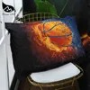 Dream NS Efeito 3D Kussensloop Set Basketball and Flame Water Duvet Sets King Fire Ding Kit PN005