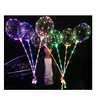 새로운 LED 조명 풍선 밤 조명 보보 공 축제 장식 풍선 결혼식 장식 밝은 가벼운 풍선 스틱