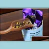 15см Платичная чайная ложка чайная лопата Scoops Essential Leaf Spoon Cinking Accessories Ohlesale ZA3163 Drop Delivery 2021 Coffee Tools DR