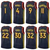 Screen Print Basketball The Finals Poole 3 Damion Lee Jersey 1 Nemanja Bjelica 8 Otto Porter Jr 32 Andrew Wiggins 22 Stephen Curry 30 Klay Thompson 11 Zwart Blauw Wit