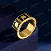 Projektanci luksurów pierścień męski projektant biżuterii złote pierścienie zaciągnięcia dla kobiet miłosnych liter pierścienia f Wysoka jakość damska pierścień z B324V