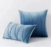 Cushion/Decorative Pillow Inyahome Decorative Plush Velvet Throw Covers Sofa Accent Couch Pillows For Bed Living Room Square CasesCushion/De